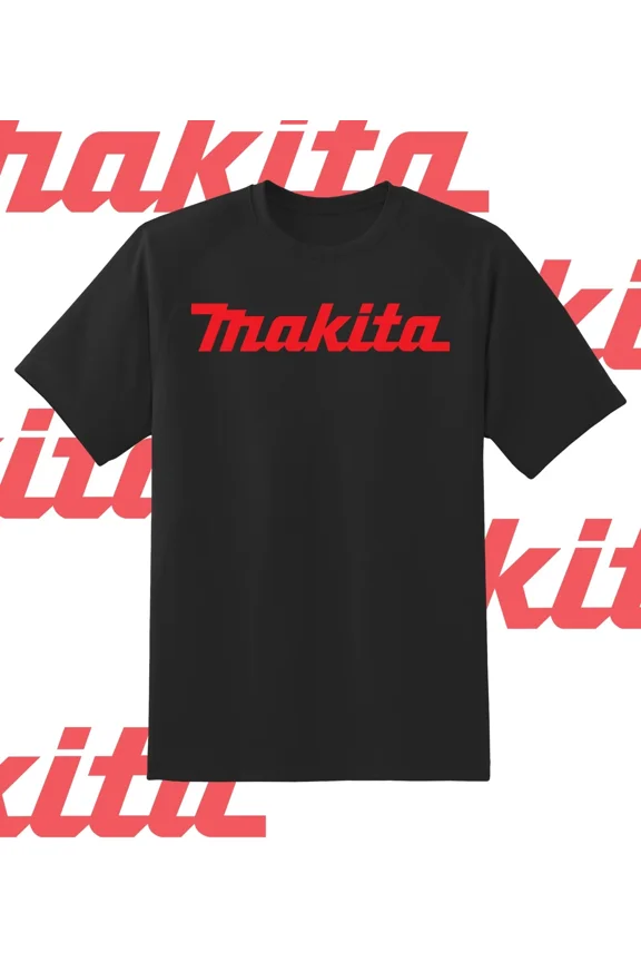 VINTAGE Makita Tools RED Logo shirt 6 Sizes adult S-6XL! Fast Ship!