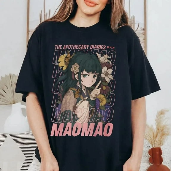 VINTAGE Maomao T-Shirt – Anime Unisex Manga Japanese