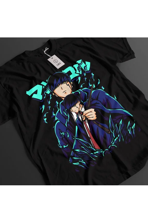 VINTAGE Mashle Shirt Mash Tshirt Lance T-Shirt Dot Top Finn Manga Abyss Anime Rayne Tee