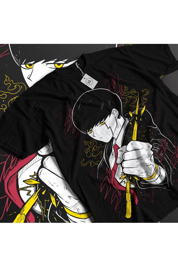 VINTAGE Mashle T-Shirt Magic And Muscles Mash Cream Puff Kawai Anime Gift Shirt Black