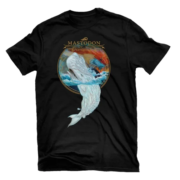 VINTAGE Mastodon Band Cotton Gift For Fan Black Unisex T-shirt