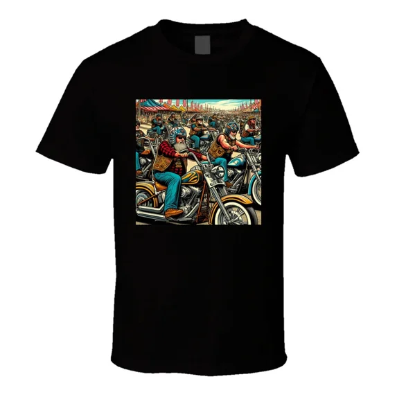 VINTAGE Motorcycle Rally Biker Life T Shirt