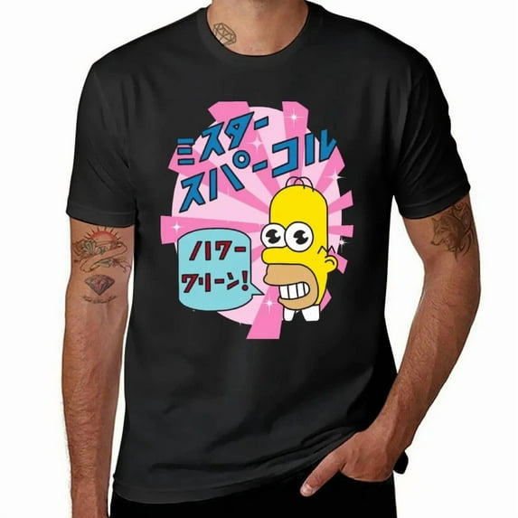 VINTAGE Mr.Sparkle T-Shirt plain Short sleeve tee tops heavyweights clothes for men