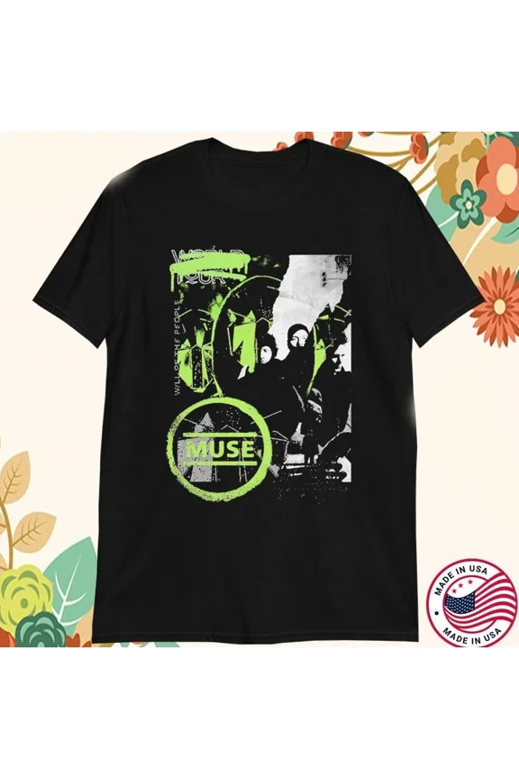 VINTAGE Muse Tear Will Of The People Tour T-shirt size S-5XL