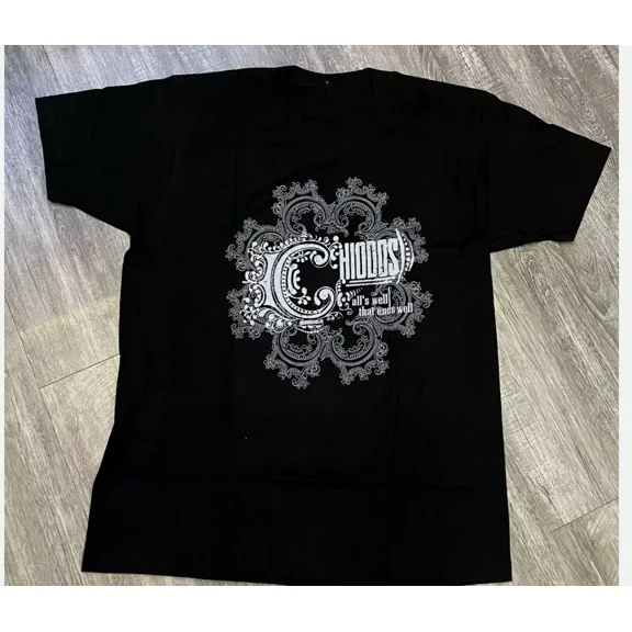 VINTAGE NEW Chiodos All'S Well That Ends Well Tour Logo Black All Size T-Shirt
