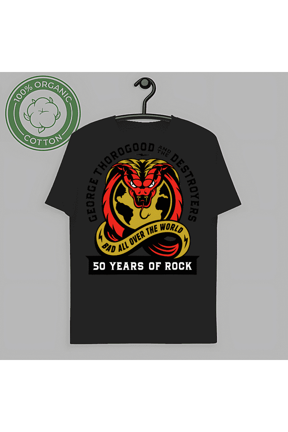 VINTAGE New George Thorogood And The Destroyer Cotton T-shirt Gift For Fans-TH62552
