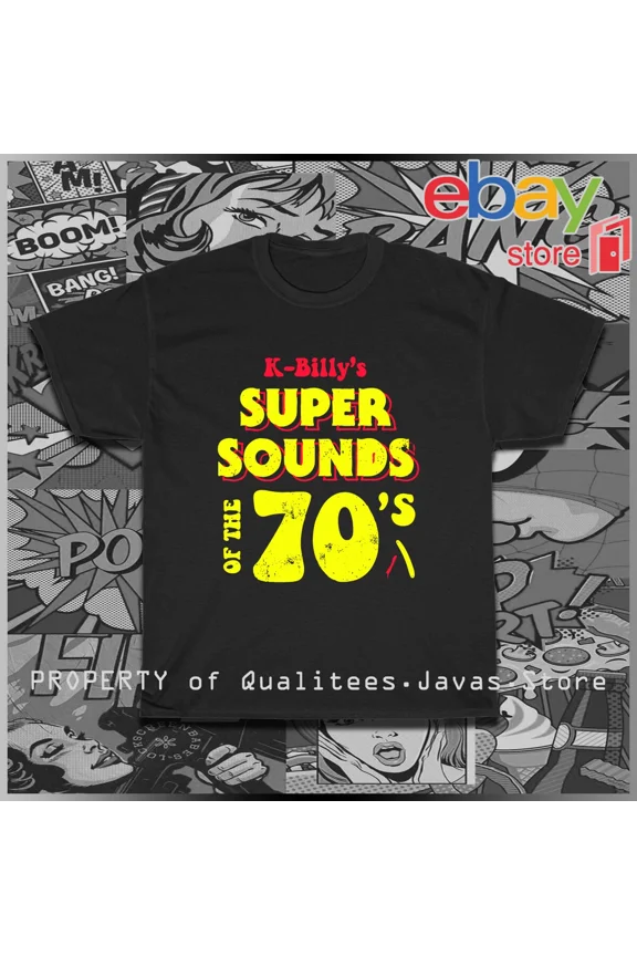 VINTAGE New K-Billy's Super Sounds of the 70s Men's T-Shirt American Size S-5XL T-Shirt