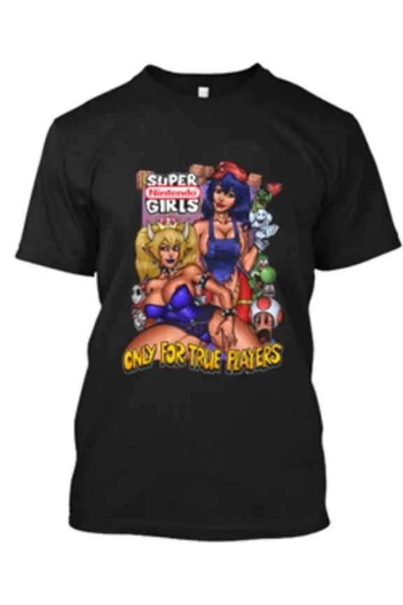 VINTAGE New Limited Bowsette Classic MAN WOMAN T-Shirt Size S to 5XL