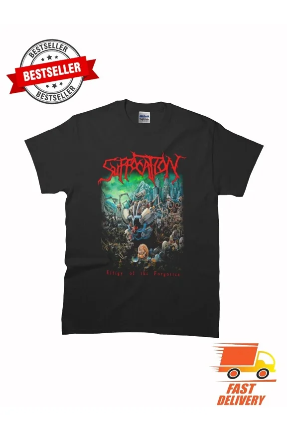 VINTAGE New Limited Suffocation - Effigy of the Forgotten MAN WOMAN T-Shirt S to 5XL