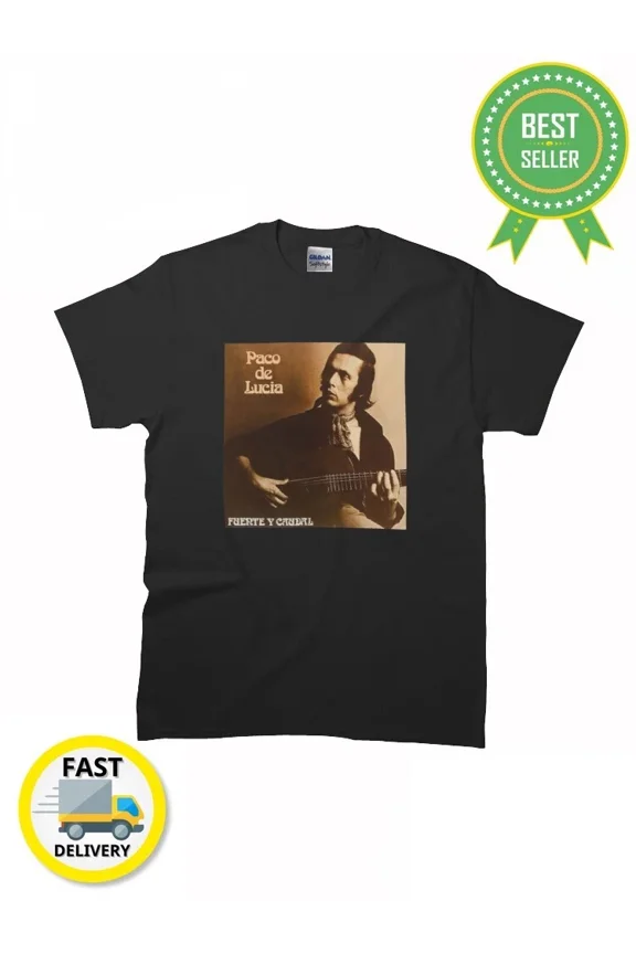 VINTAGE New List Paco de Lucía Strings That Flow Fuente y Caudal Passion T Shirt S - 5XL