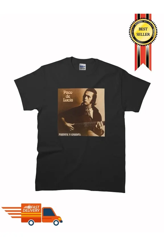VINTAGE New List Paco de Lucia In the Flow of Flamenco’s Heartbeat, We T Shirt S - 5XL