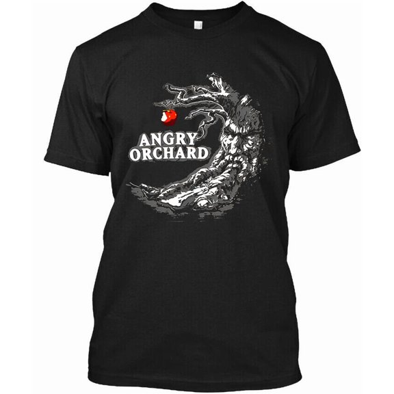 VINTAGE New Popular! Angry Orchard American Drink Retro Graphic Classic T-Shirt S-5XL