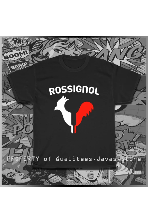 VINTAGE New Rossigno Ski Logo Men's T-Shirt American Size S-5XL T-Shirt