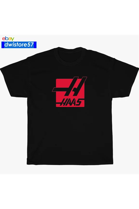 VINTAGE New Shirt HAAS Automation Machine Logo Black/Navy/White/Grey Men's T-Shirt S-3XL