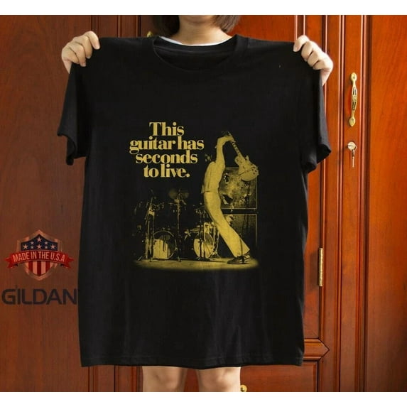 VINTAGE New This Guitar Has Seconds to Live Unisex T-Shirt Size S-5XL