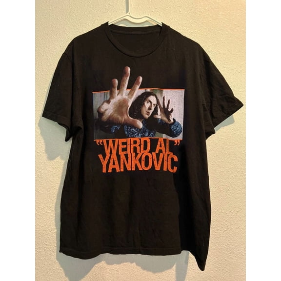 VINTAGE New Weird Al Dare To Be Stupid Shirt Cotton Black S-5XL CC198