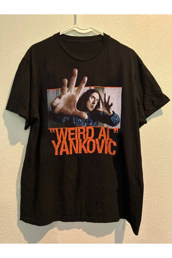 VINTAGE New Weird Al Dare To Be Stupid Shirt Cotton Black S-5XL CC198