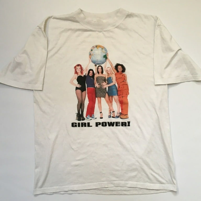 VINTAGE RETRO SPICE GIRLS GIRL POWER T SHIRT