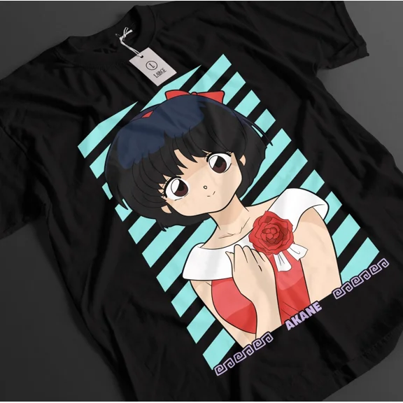 VINTAGE Ranma Shirt Akane Tshirt Ryoga T-Shirt Shampoo Top Genma Anime Ukyo Happosai Tee