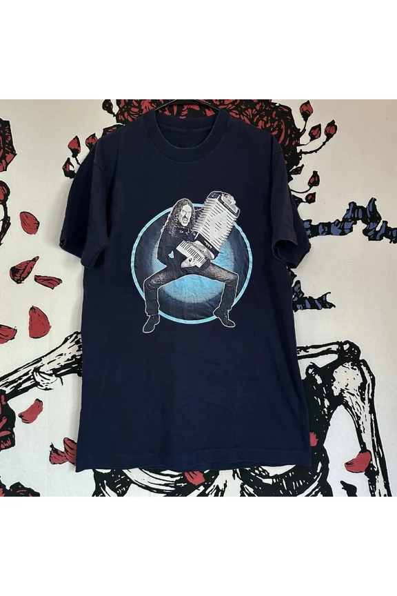 VINTAGE Rare Return Vanity Weird Al Gift Funny Black All Size Shirt CC584