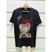 VINTAGE Remake Hysteric Glamour x Original Fake short sleeve black color shirt KV35918