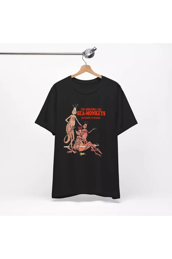 VINTAGE Sea Monkeys t-shirt 1960s 1970s Comics Comic Books Ads Retro