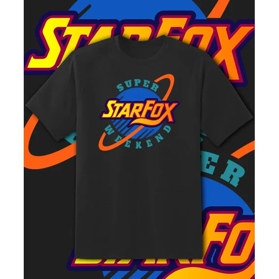 VINTAGE Starfox Star Fox Super Weekend T Shirt Youth M - Adult 6XL Fast Ship!