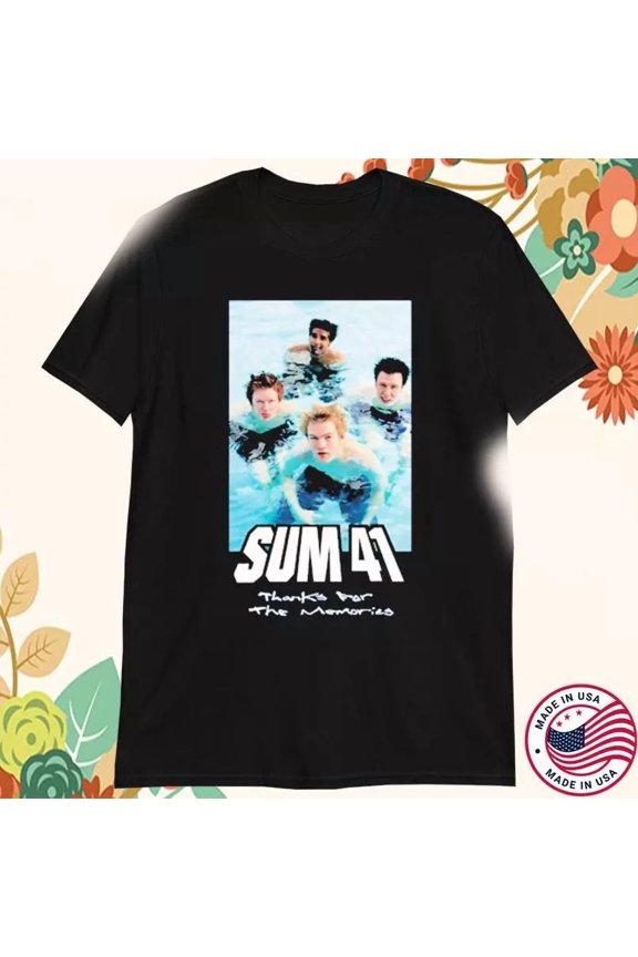 VINTAGE Sum 41 Thanks For The Memories T-shirt, size S-5XL