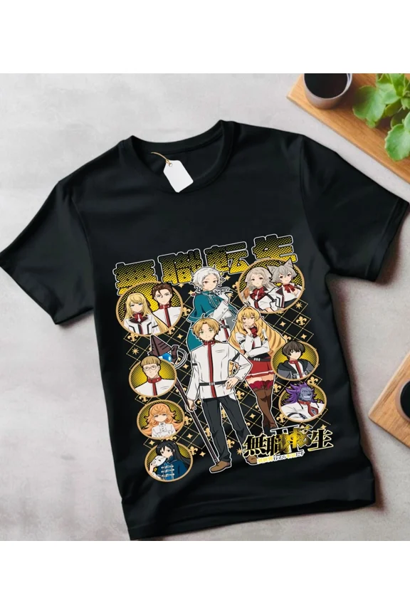 VINTAGE T-Shirt Mushoku Tensei Roxy Migurida Jobless Reincarnation Anime Shirt All Size