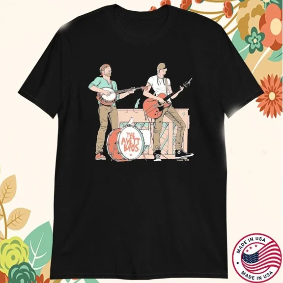VINTAGE The Avett Brothers On Stage Comics T-shirt, size S-5XL