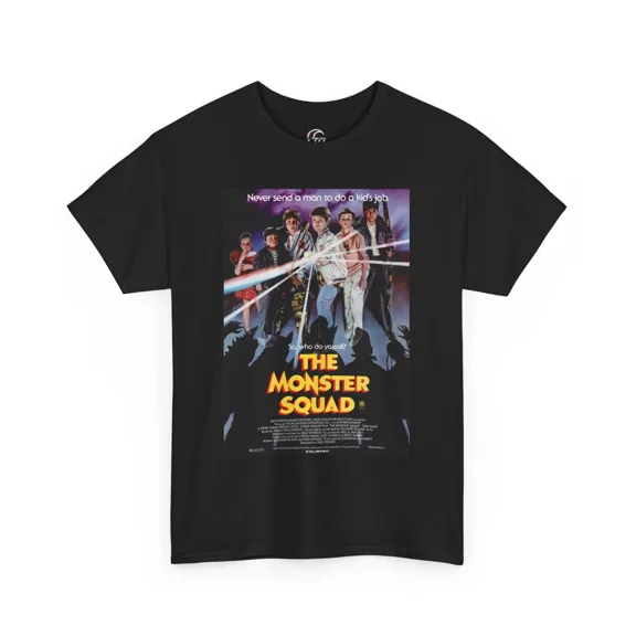 VINTAGE The Monster Squad Retro Movie Poster T-Shirt For Men & Women