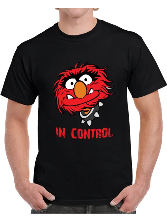 VINTAGE The Muppet Show In Control Men T-shirt Black Unisex All Sizes S-5XL XB494