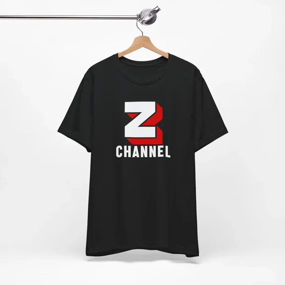 VINTAGE The Z Channel t-shirt, Jerry Harvey defunct Cable Satellite Pay TV Art of Cinema