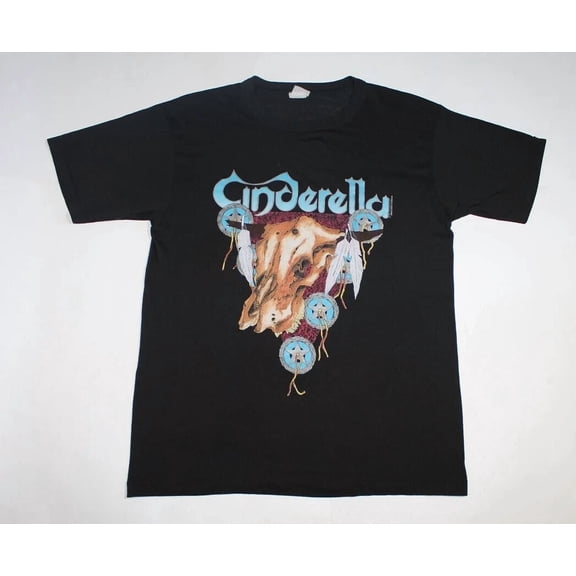 VINTAGE Vintage 1986 Cinderella Gift For Fans T-shirt size S-5XL