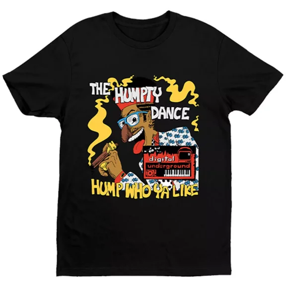 VINTAGE Vtg Digital Underground The Humpty Dance Cotton S-5XL Black Unisex Shirt J686