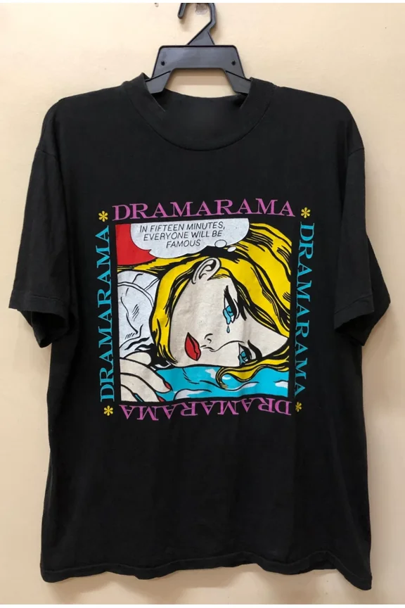 VINTAGE Vtg Dramarama Band US Tour Cotton Black All Size Men Women Shirt MC170
