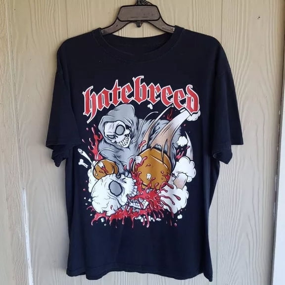 VINTAGE Vtg Hatebreed Band Short Sleeve Cotton Black All Size Unisex Shirt J782