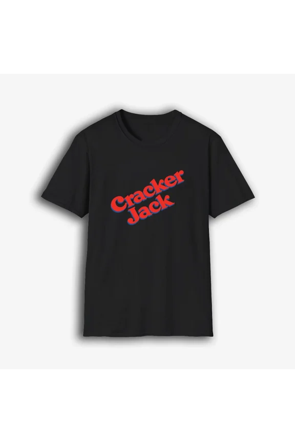 VINTAGE t shirt men Cracker Jack Logo T-Shirt American Men's T-Shirt S-5XL