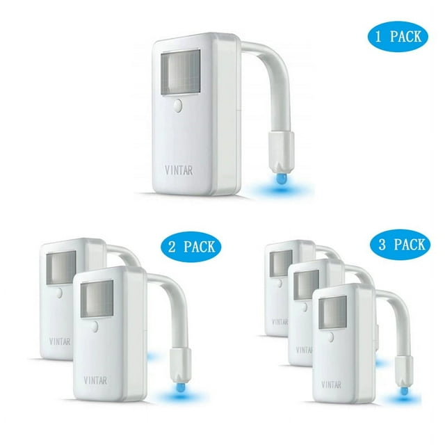 VINTAR 16Color Toilet Night Light with Motion Sensor, Unique 5Stage