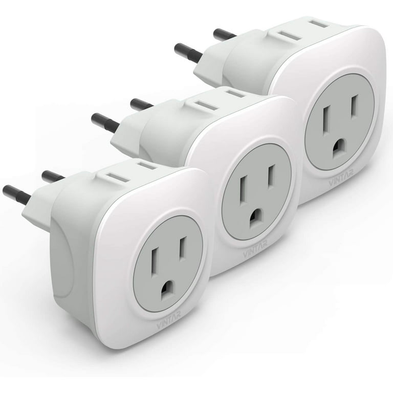 European Power Adapter for Italy, France…