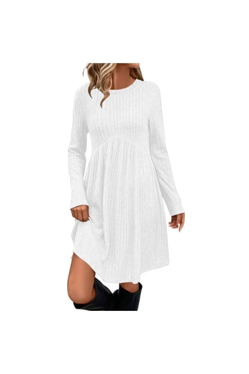 Winter White Sweater Dresses