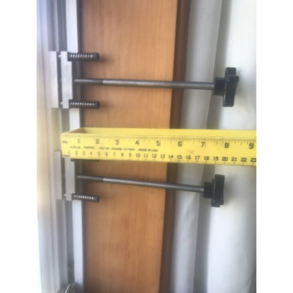 VINYL WINDOW JAMB STRETCHER with 8 CRANK HANDLES for Deeply Recessed Windows