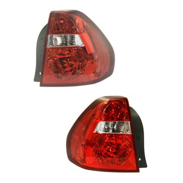Labwork Left Driver Side Tail Light Assembly For Toyota Tundra 2014-2020 - Clear/Red Lens