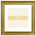 thumbnail image 1 of 6x6 Picture Frame Gold - Matted for Gallery Wall or Tabletop Photo Frame, 1 of 7