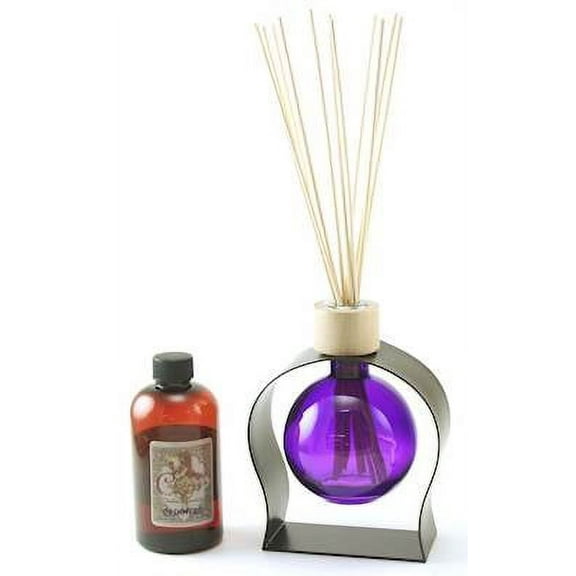 VIOLET 8.5 Ounce Ball Reed Diffuser - Courtneys Candles - SANDALWOOD BERGAMOT