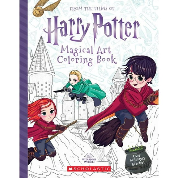 Magical Art Coloring Book (Harry Potter), 96 pages (Paperback)