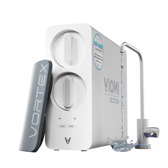VIOMI 600GPD RO Water Filtration System, TDS and PFOS/PFOA Reduction, 9-Stage Reverse Osmosis Water Filter, NSF/ANSI 42, 53, and 372 Certified, Tankless Reverse Osmosis System Under Sink with Faucet