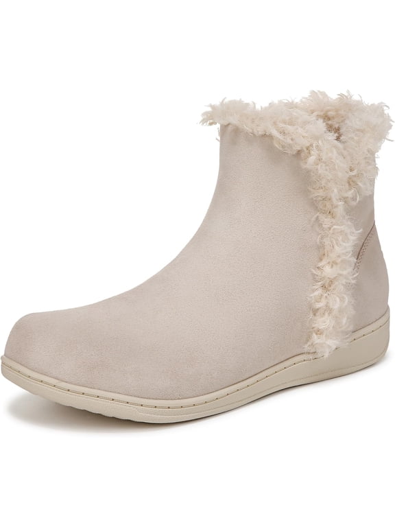 Women's Unwind Ankle Booties Oatmeal Suede 5M
