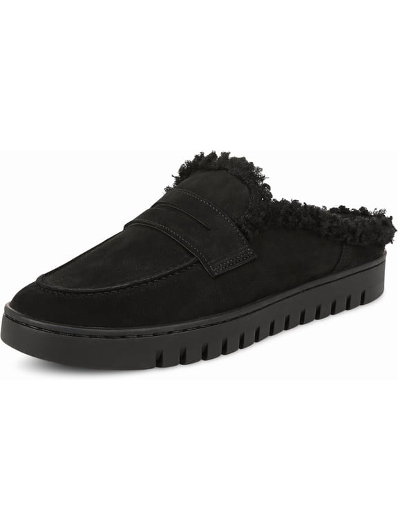 Women's Uptown Mules Black Nubuck 5W