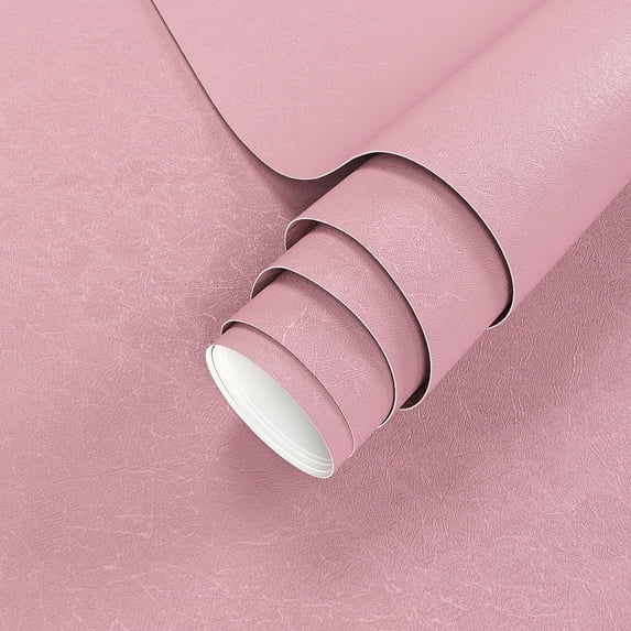VIOPVERY Contact Paper 15.7"x393"Pink Silk Wallpaper Peel and Stick The Wall Paper Waterproof Easily Removable Self-Adhesive Film Wall Covering for Kitchen Countertop and Cabinet Shelf Liner